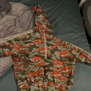 Say What? Kids Camouflage Raincoat